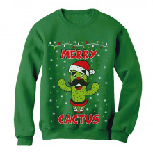 Merry Cactus Funny Ugly Christmas