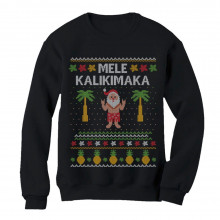 Mele Kalikimaka Santa Hawaiian Themed Ugly Christmas