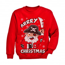 Arrry Christmas Pirate Santa Buccaneer Ugly Xmas
