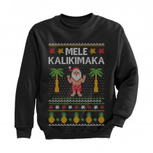 Mele Kalikimaka Santa Hawaiian Ugly Christmas