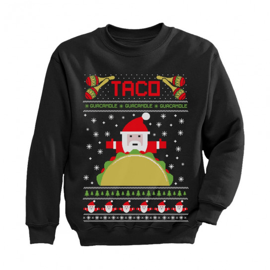 Taco Santa Ugly Christmas Funny
