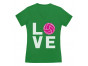 Love Volleyball Pink Ball