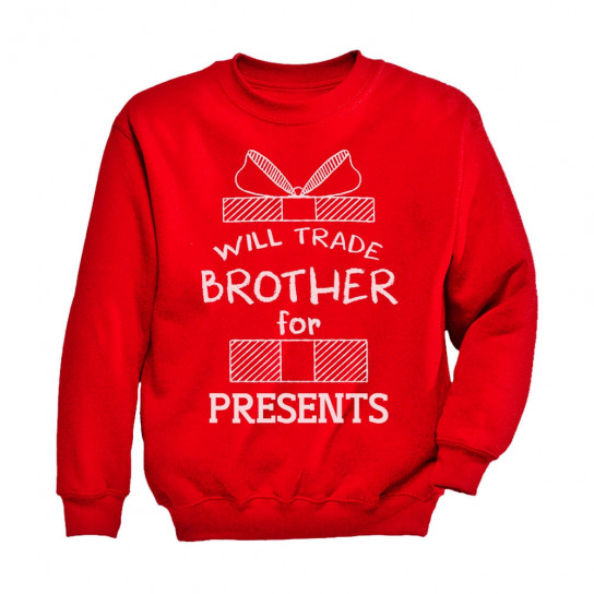 Trade Brother For Presents Funny Xmas Sibling Children