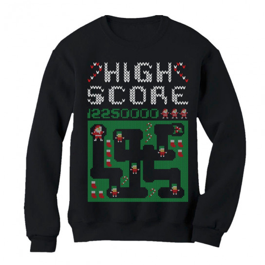 Santa Video Game Ugly Christmas Sweater