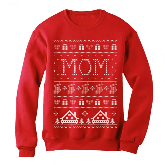Mom Ugly Christmas Sweater Christmas Greenturtle