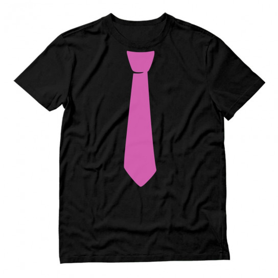 Printed Pink Tie