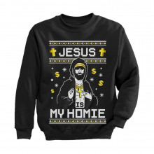 Jesus Is My Homie Ugly Christmas Sweater