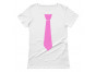 Printed Pink Tie