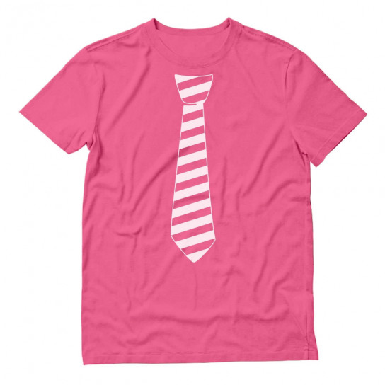 Striped Tie for Pink Day