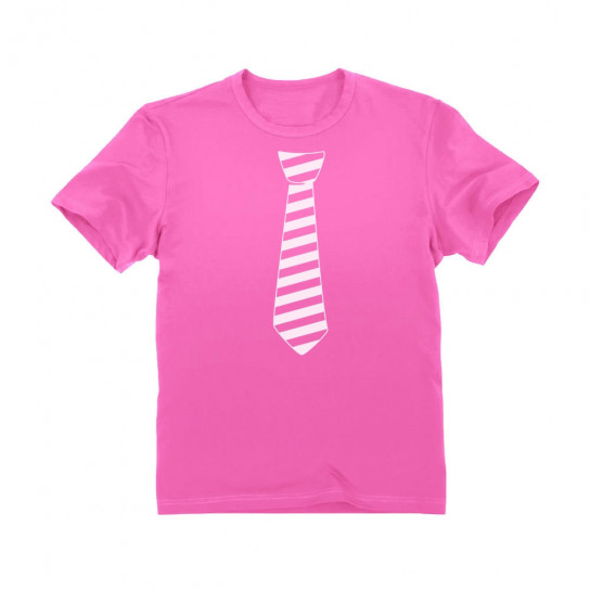 Striped Tie for Pink Day - Children