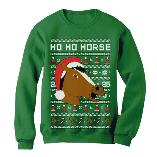Horse Mask Ugly Christmas Sweater