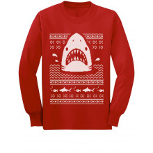 Great White Shark Ugly Christmas Sweater