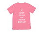 Keep Calm & Never Give Up Breast Cancer Awareness