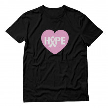 Heart Shaped Hope Pink Ribbon