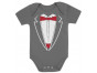 Red Bow Tie Printed Suit Tuxedo Babies