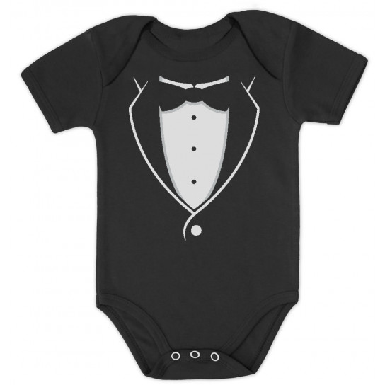 Tuxedo Black Bow Tie Babies