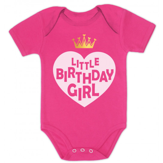 Little Birthday Girl - Heart & Crown