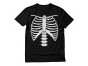 Halloween Skeleton Rib Cage Xray Front and Back Print Easy Costume