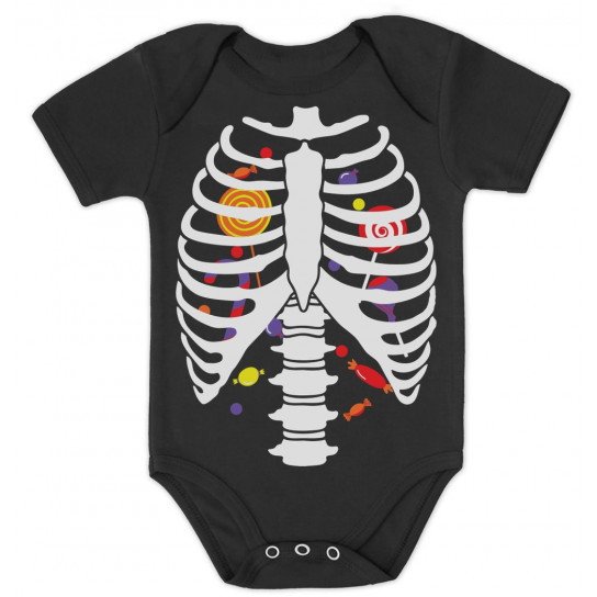 Candy Skeleton Rib-cage X-Ray Halloween Costume