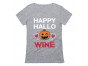 Happy Hallowine Halloween Pumpkin Wine Lovers