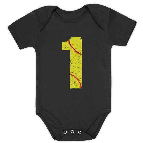 Softball 1st Birthday Gift for One Year old