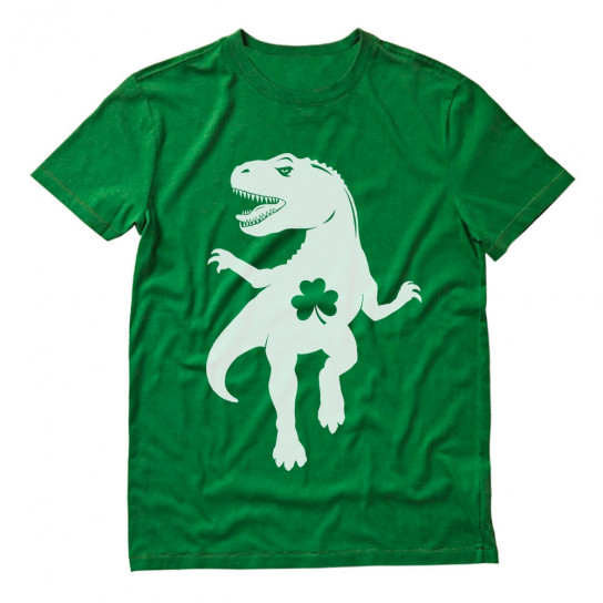 Irish Clover T-Rex Dino St Patrick's Day