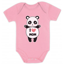 I Love Mom Panda Hug - Babies
