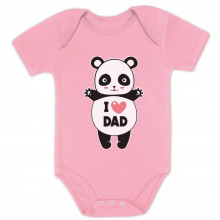 I Love Dad Panda Hug - Babies