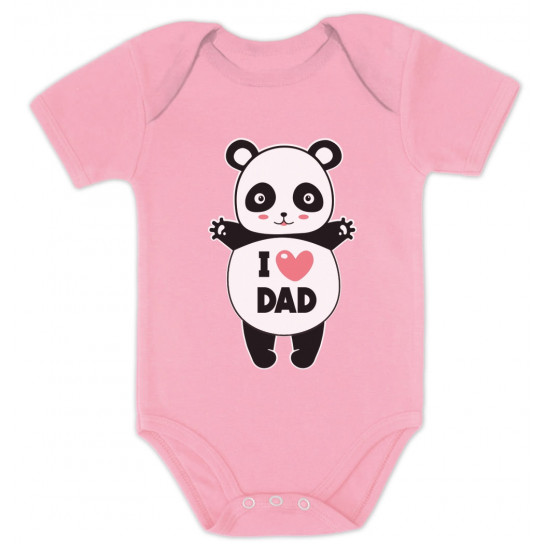 I Love Dad Panda Hug - Babies