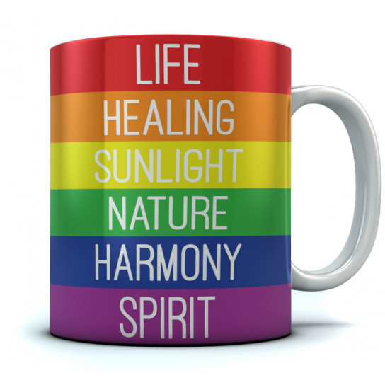 Rainbow Gay & Lesbian Pride Flag Meaning Coffee