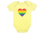 Love Pride Gay & Lesbian Rainbow Heart Flag - Babies