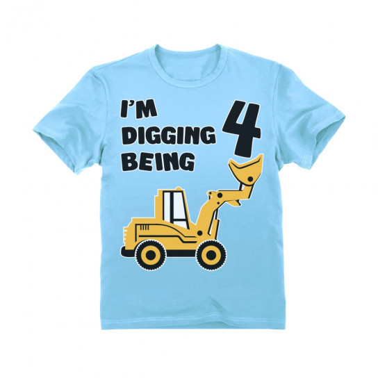 Digging Being 4 - Four Years Old Birthday