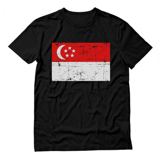 Vintage Singapore Flag