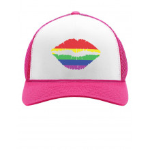 Gay Pride Rainbow Lips