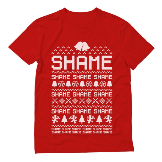 Funny Shame Bell Cersei Ugly Christmas Sweater Scene