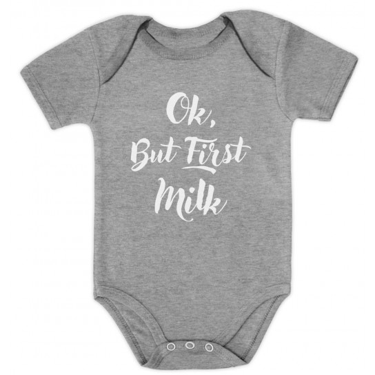 Okay, But First, Milk - Matching Set Mother's Day