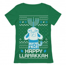Funny Hanukkah Happy LlamaKkah Ugly Xmas