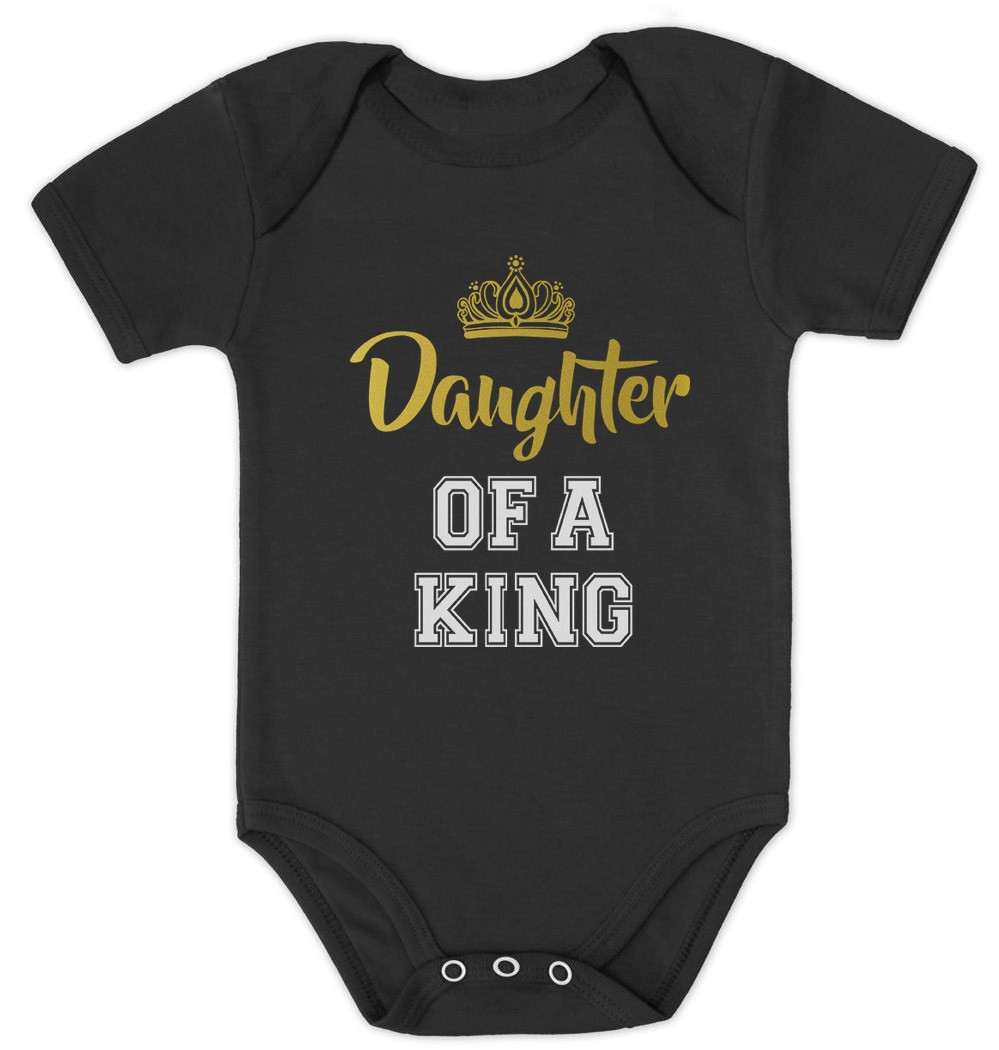king Father's day father daughter matching t-shirt  baby vest set princess 
