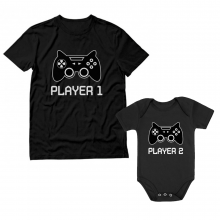 Player 1 Cute Gamer Family Set