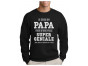 Pull Papa Cadeau Papa Fille Drole Humour Sweatshirt Homme