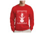 Green Turtle T-Shirts Pull de Noel Bonhomme de Neige - Snowman Ugly Sweater Sweatshirt Homme