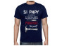 Papy Peut Tout réparer Cadeau pour Bricoleur Grand Pere Humour T-Shirt Homme Large Gris Chiné