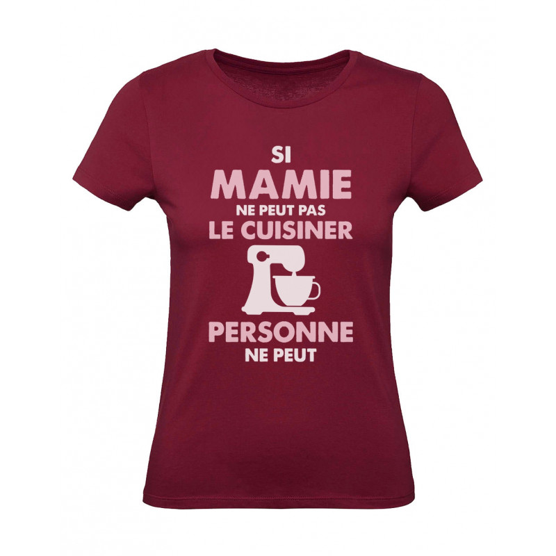 Mamie Cuisine Grand Mere Top Chef Fete des Meres Cadeau T-Shirt Femme -  Home - Greenturtle