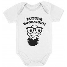 Future Bookworm - Cute Geeky Bodysuit Unisex Grow Vest