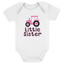Little Sister Pink Tractor Babies