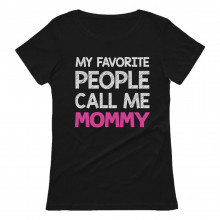 Gift For Mom My Favorite People Call Me Mama Short-Sleeve Unisex T-Shirt My Favorite People Call Me MOM