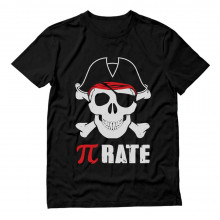 Pi-Rate - Pirate Skull and Crossbones