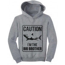 Shark Sign Caution I'm The Big Brother Gift Children